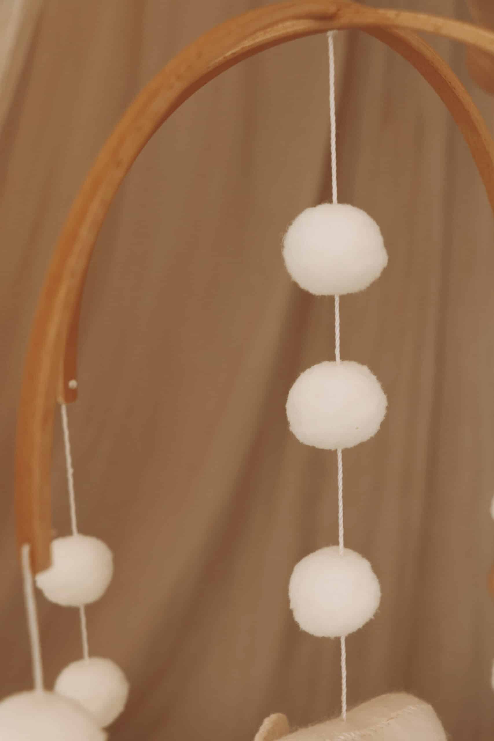 Handmade Elephants baby mobile