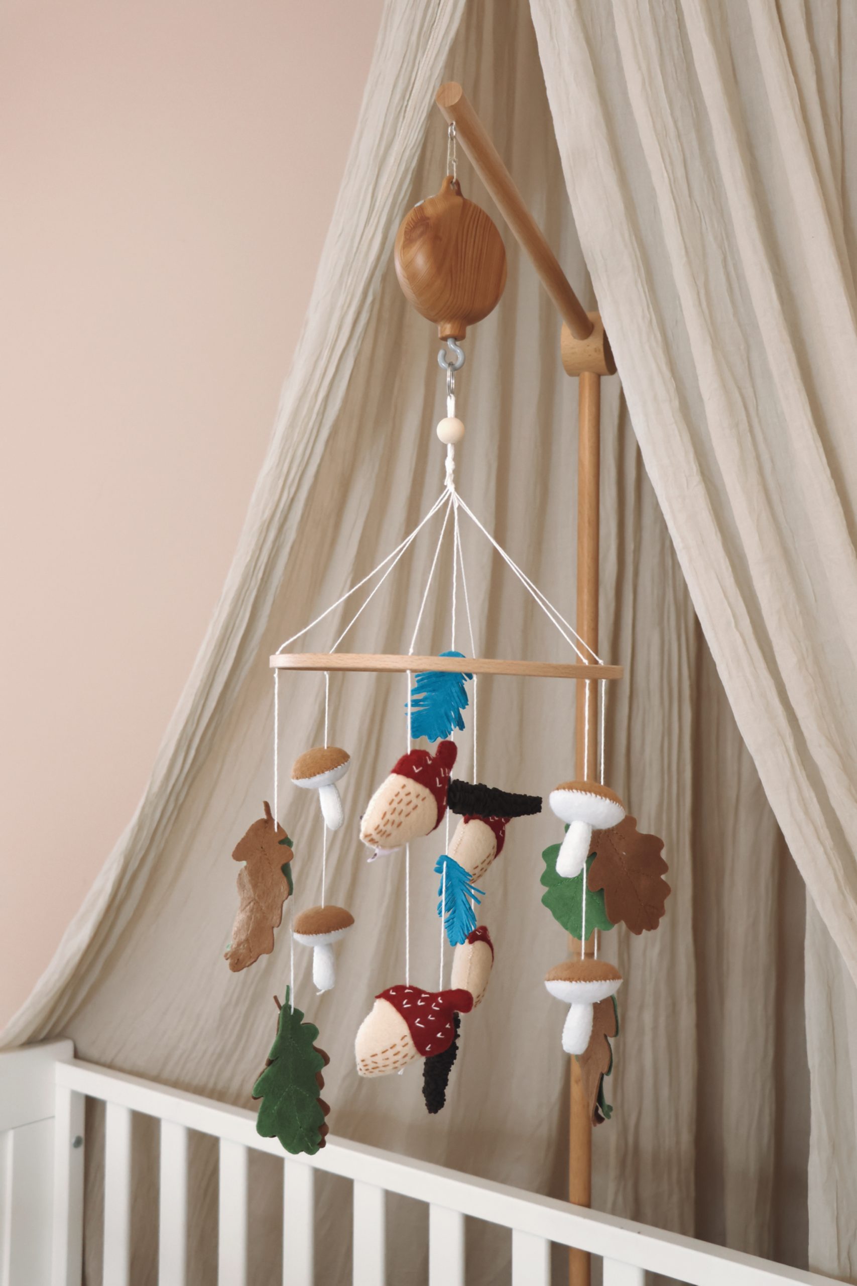 Handmade Autumn babymobile