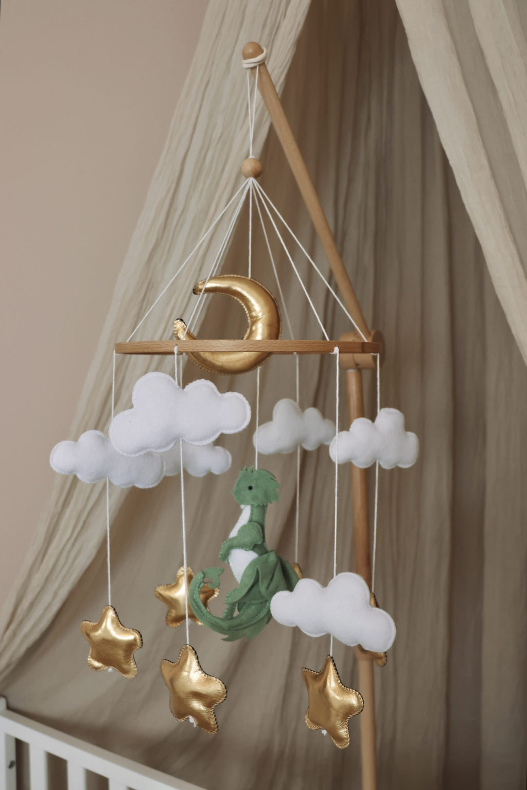 Handmade Dinosaur babymobile