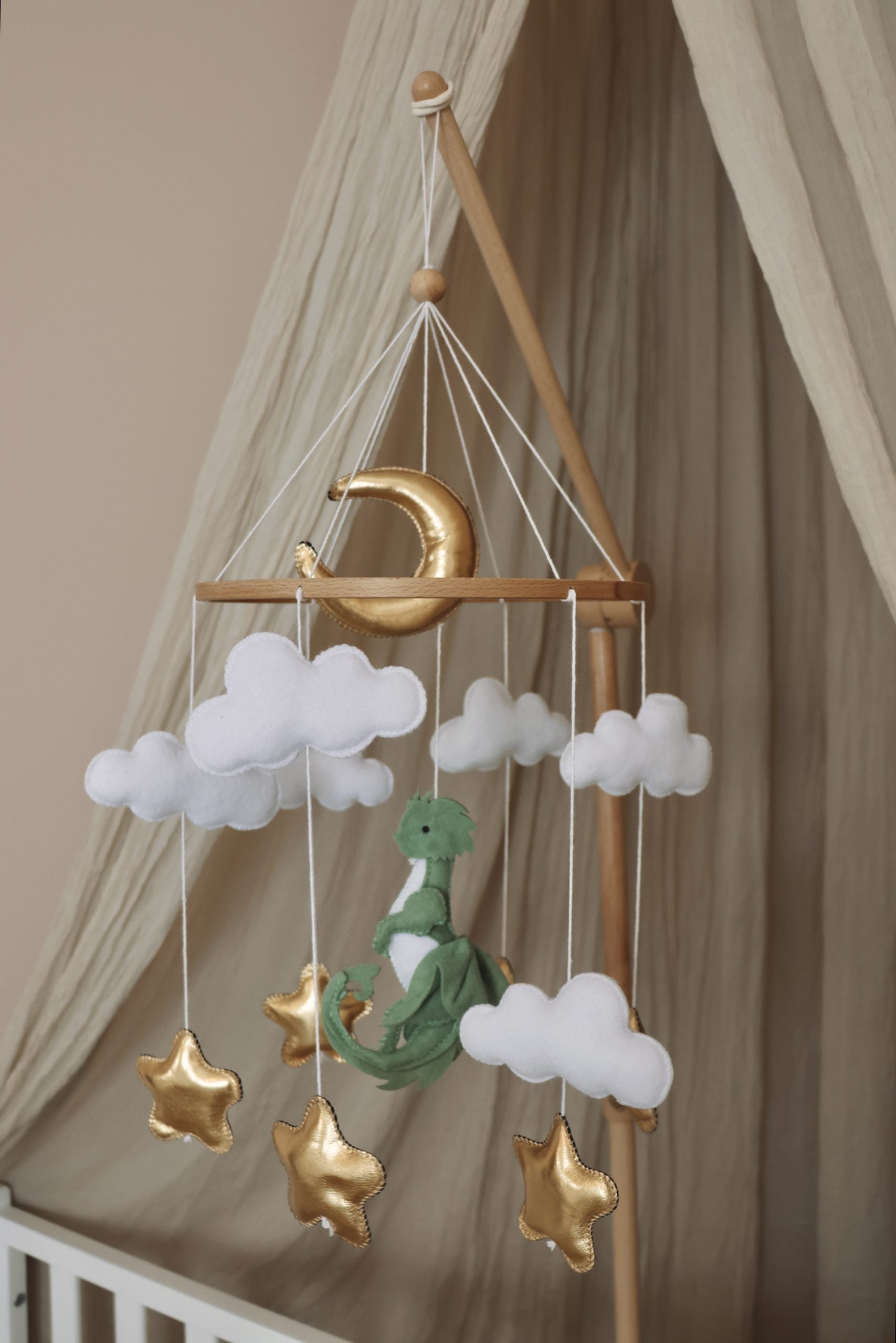 Handmade Dinosaur babymobile