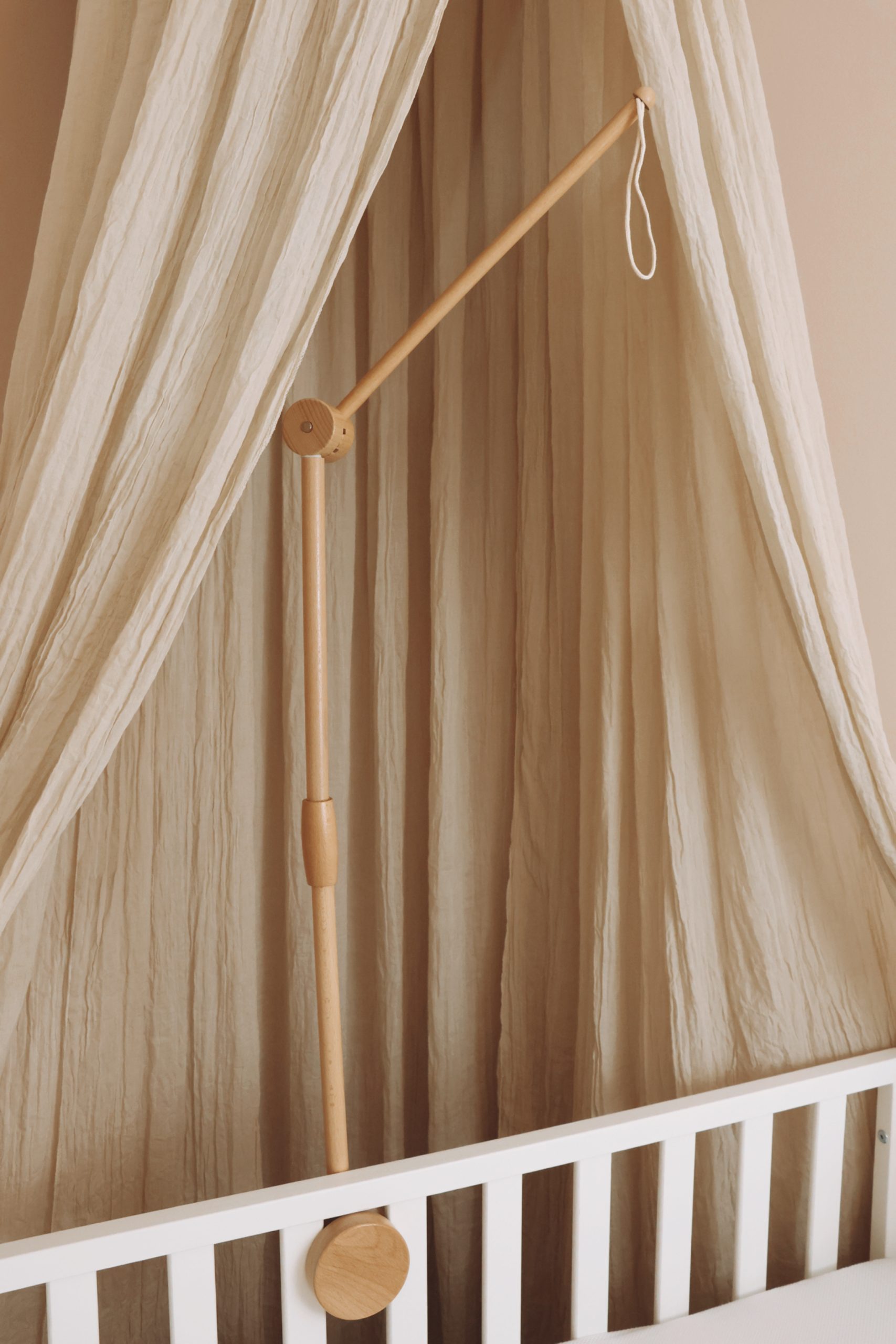 Handmade Bunny baby mobile  bordeaux