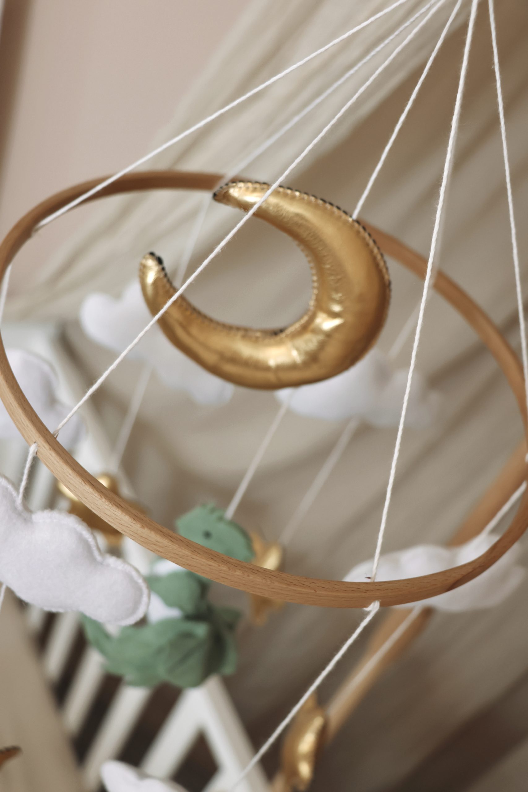 Handmade Dinosaur babymobile