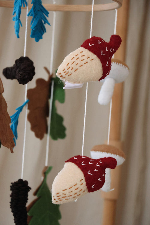 Handmade Autumn babymobile