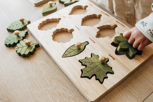 Wooded Leaf puzzle