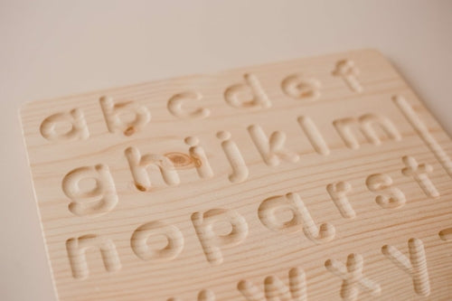 Lowercase Letter Lacing Board